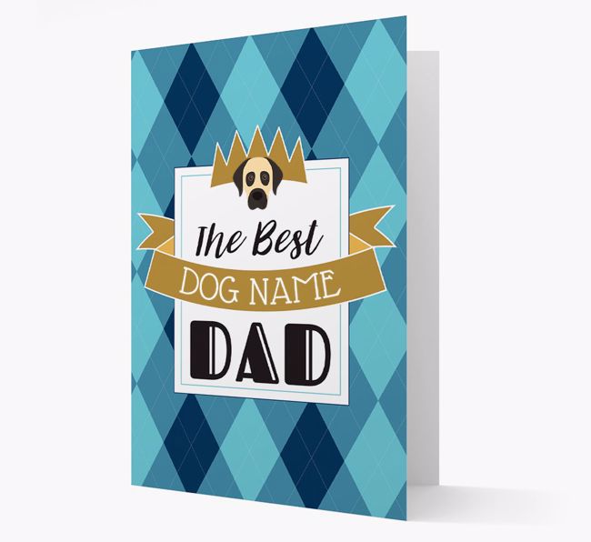 'Best {breedCommonName} Dad' Card